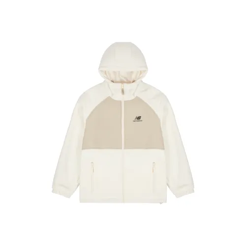 New Balance Сливочный Унисекс Бархатные куртки