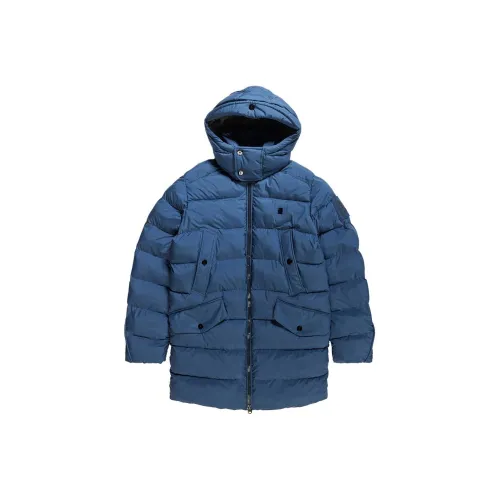 STAR RAW Синий Мужской Пуховик