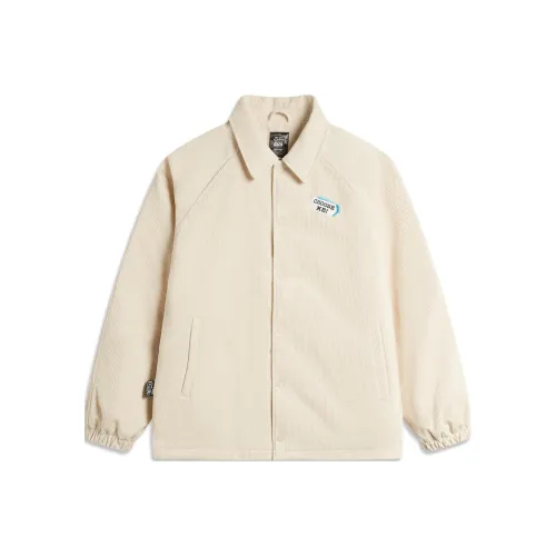 LINING x DISHINIBAOBAOLONG LIANMINGKUAN Sports Life Collection Куртки Пальто Мужской Песочный Гравийный Серый