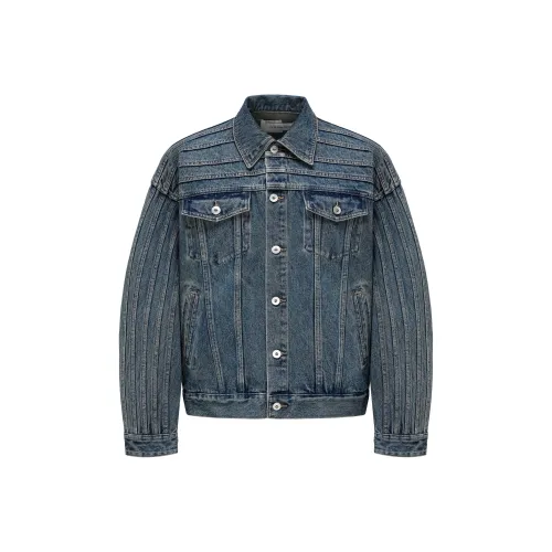 Feng Chen Wang Denim Jacket Unisex Blue Фэн Чэнь Ванг Деним Куртка Унисекс Синий