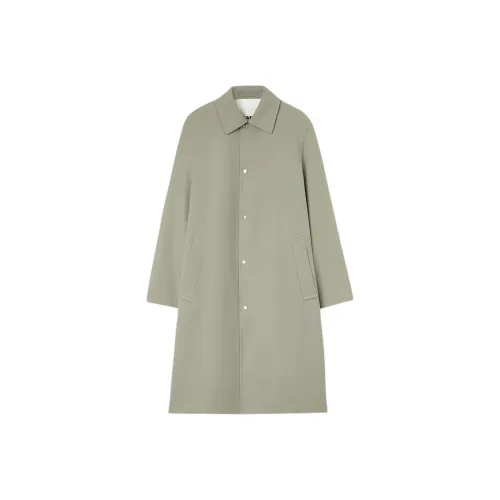 JIL SANDER Зеленое Мужское Пальто