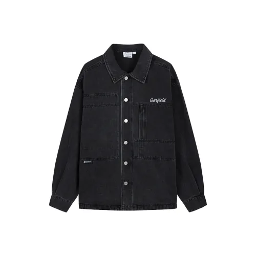 FUN Black Unisex Denim Jackets