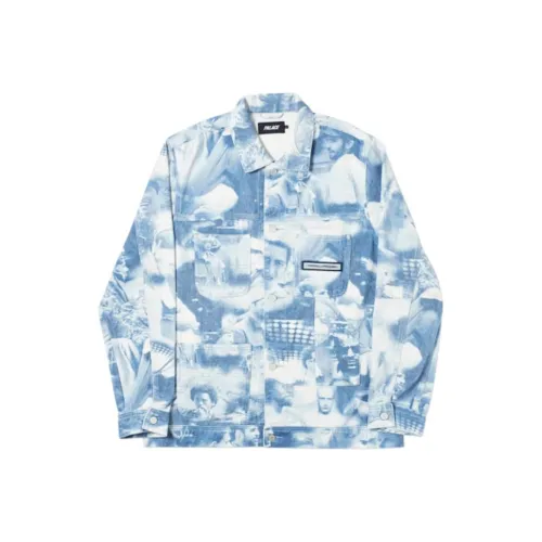 Дворцово-синие унисекс куртки