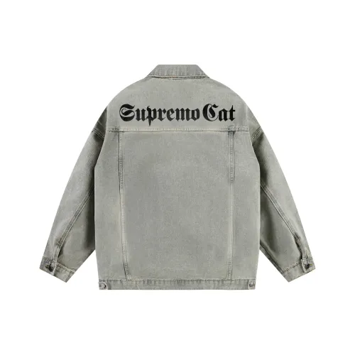 Supremo Cat Унисекс Джинсовые куртки