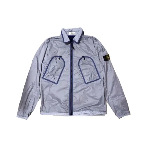 STONE ISLAND Светло-синий Унисекс Куртки