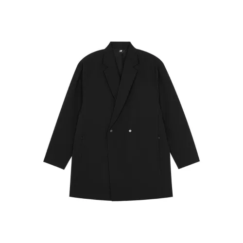 New Balance совместное брендирование Черное мужское пальто