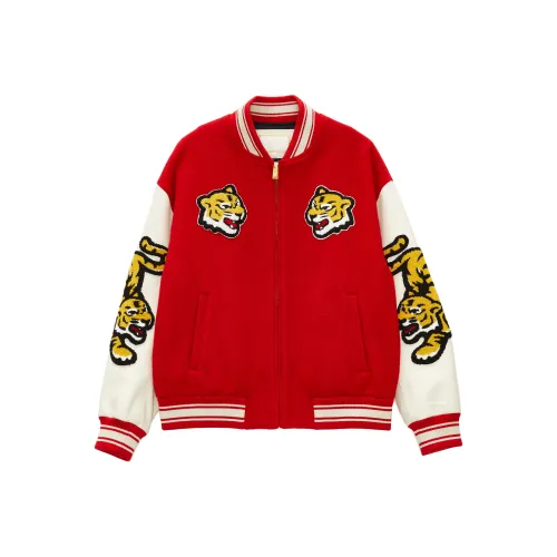 Ed Hardy Китайский Красный Мужской Бейсбольный Джерси