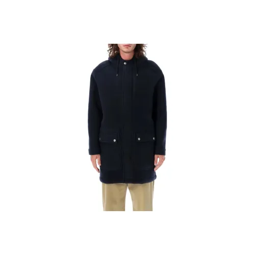 A.P.C. Joint Paragraph Мужское пальто морского синего цвета