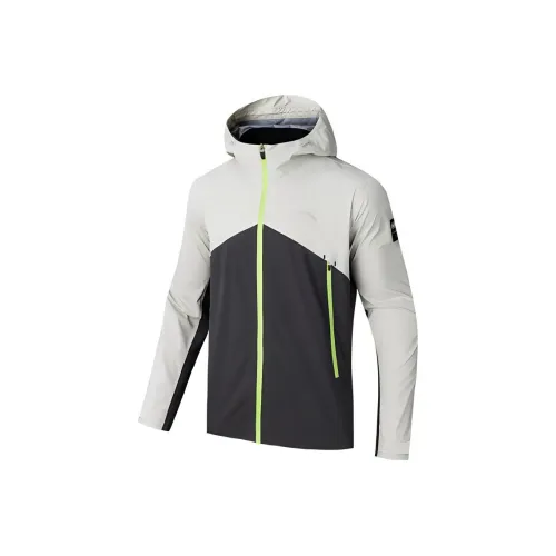 ANTA ZONGXUNXILIE Холодный Серый Дымчатый Черный Серый Мужская Ветровка