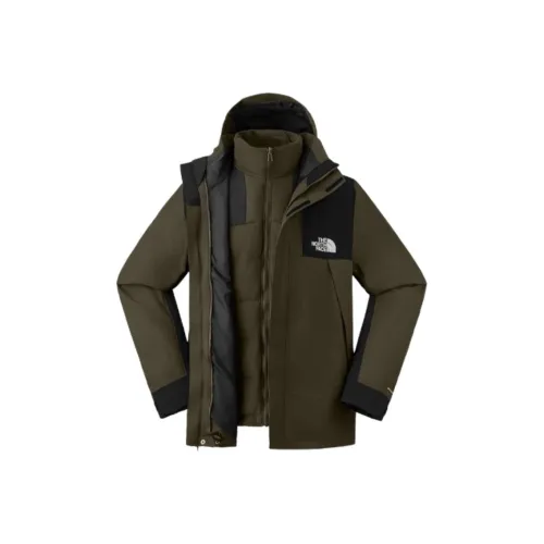 THE NORTH FACE Urban Exploration Водонепроницаемый и Ветрозащитный Ветровка Мужской Эбеновый Зеленый