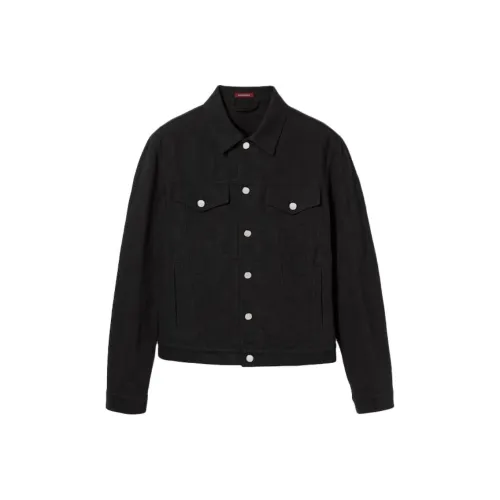 GUCCI Мужские черные джинсовые куртки