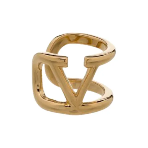 Valentino Латунь Нижняя Заколка Серьги On Женские Золото