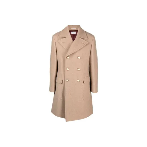 BRUNELLO CUCINELLI Пальто Мужское Хаки