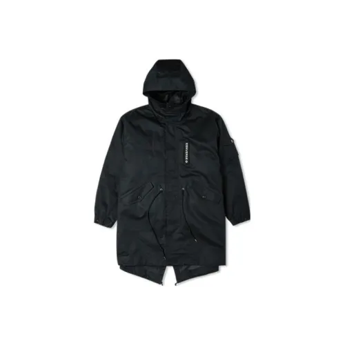 Конверс Черные Унисекс Пуховики