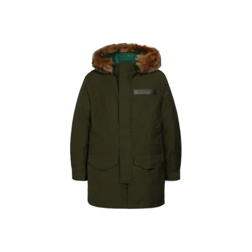 COACH FW22 Пуховик Мужской Темно-зеленый