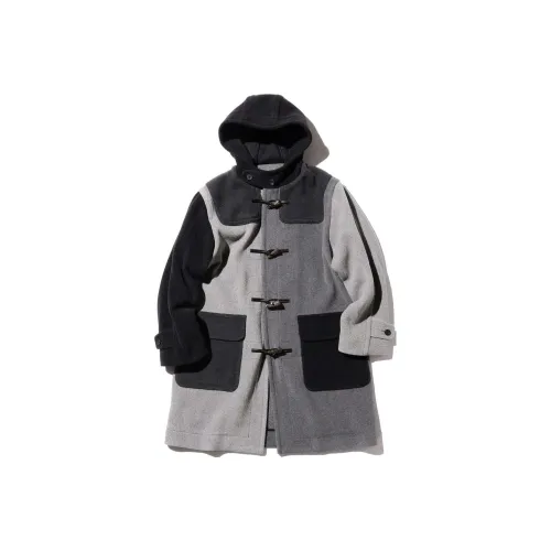 BEAMS FUTURE ARCHIVE Series FW24 Плюс Пальто Мужское Серое