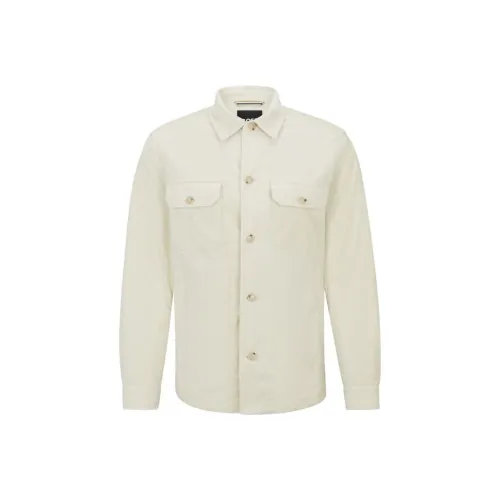 Hugo Boss FW23 Куртки и Пальто Мужской Бежевый