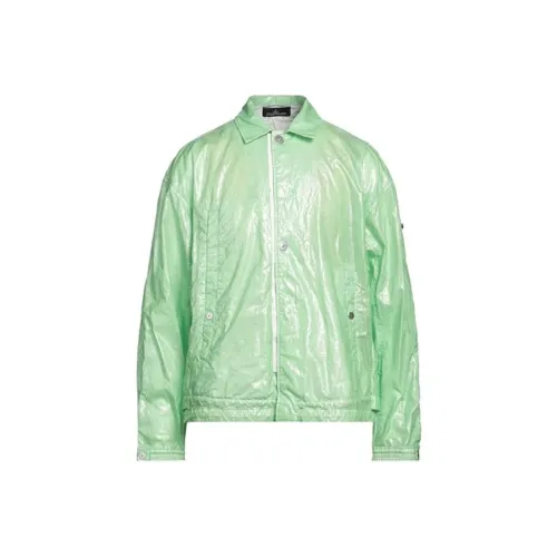 STONE ISLAND Куртки и Пальто Унисекс Светлый Зеленый