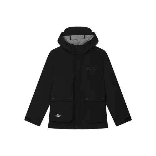 FILA Ветровка Мужская Глубокий Черный