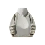 Грязно-желтый с капюшоном - K711