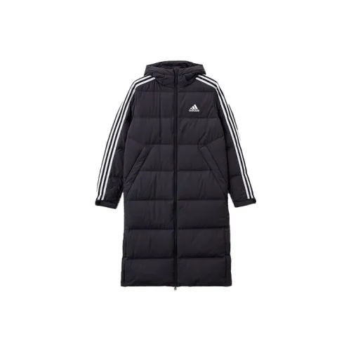 Adidas Пуховик Японская версия Унисекс Черный