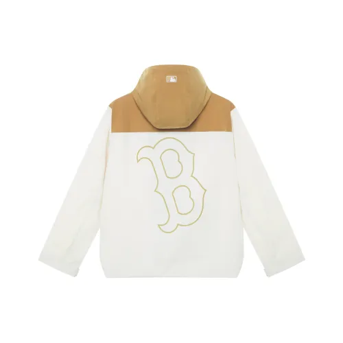 MLB Boston Red Sox Basic Collection 24FW Ветрозащитная куртка унисекс Темный крем