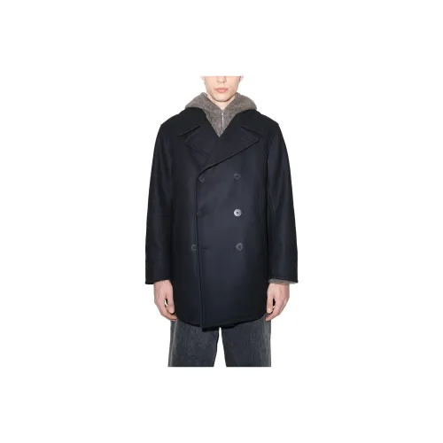 OUR LEGACY Черное мужское пальто