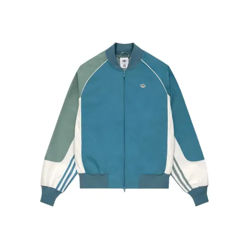 Adidas Originals X CLOT Collegiate SS24 Куртки и Пальто Унисекс Текстура Асфальтово-Серый