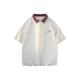 Плед вересково-серого цвета - красный текст