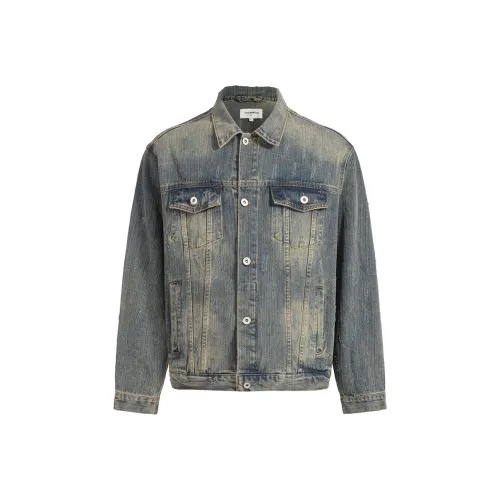 11ESTRANGER Denim Jacket Unisex Blue
