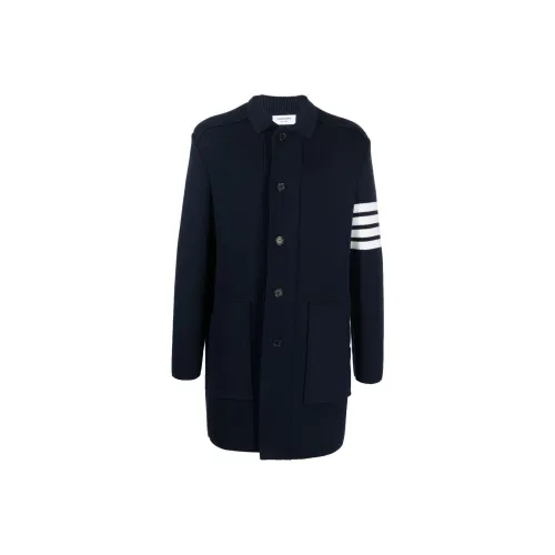 THOM BROWNE· SS23 Пальто Мужское Темно-синий