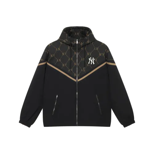 MLB MONOGRAM Коллекция New York Yankees 24FW Ветрозащитная куртка унисекс черного цвета