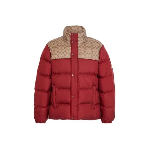 COACH FW22 Пуховик Мужской Красный