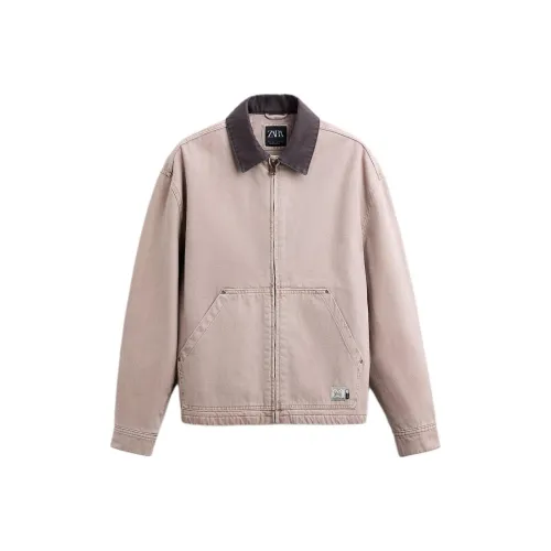 ZARA Светло-коричневый, Желтый, Мужские, Куртки