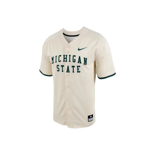 Nike Экрю Мужские Бейсбольные Джерси