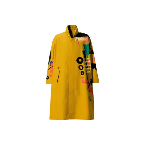 Homme Plissé Issey Miyake Желтое Мужское Пальто