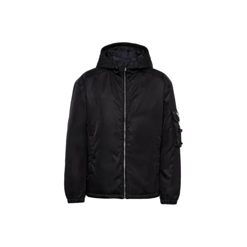 PRADA Мужские черные куртки