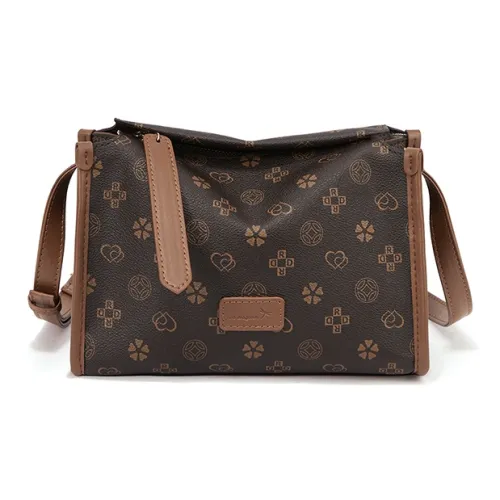 RED DRAGONFLY PVC Сумка через плечо Стандартная Женская Кофейного цвета