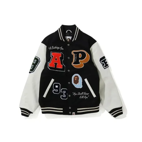 A BATHING APE Бейсбольная куртка Мужская