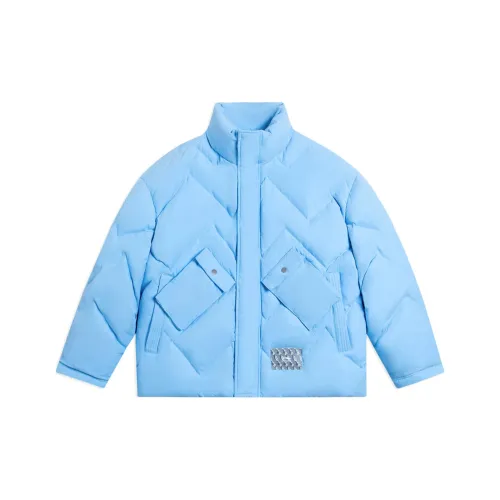 LINING Moon Белый Синий Мужской Пух Мужской Пуховик