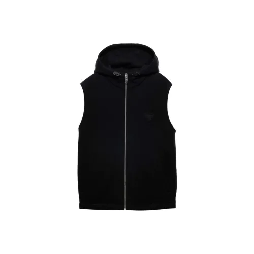 PRADA Мужские черные жилеты
