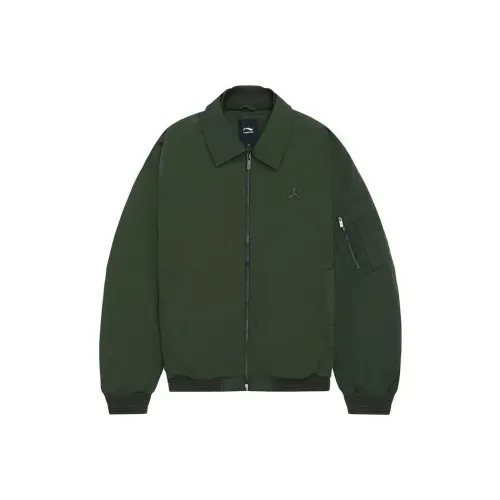 LI NING 1990 Classic Collection Пуховик Мужской Зеленый