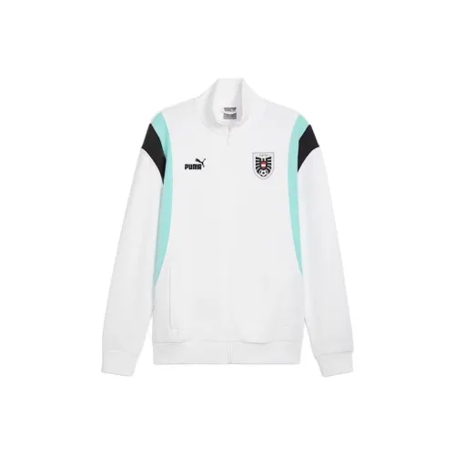 PUMA Austria FtblArchive SS24 Куртки и Пальто Мужской Белый