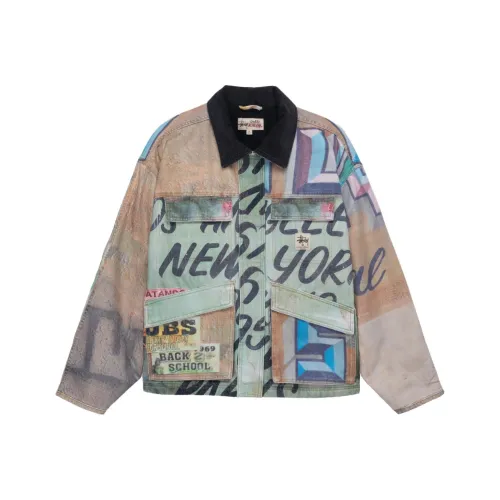 Stussy Многоцветные Унисекс Куртки