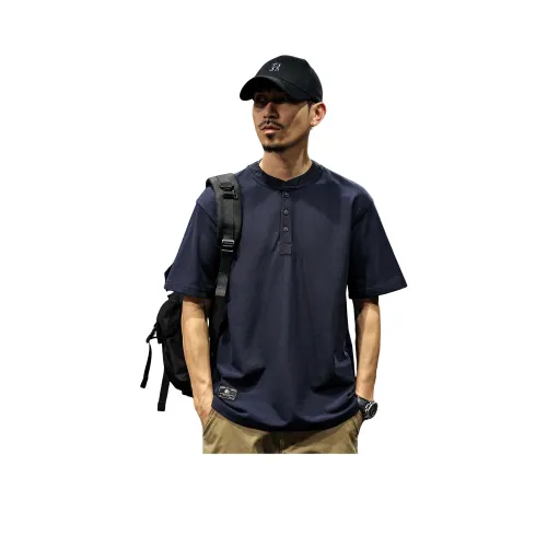 LUJIEBANG T-рубашка мужская темно-синяя