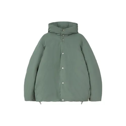 JIL SANDER Зеленый Мужской Пуховик
