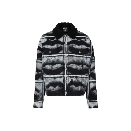 BALMAIN FW24 Denim Jacket Men's Black