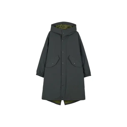 UNIQLO x Engineered Garments FW23 Пальто Унисекс Темно-зеленый