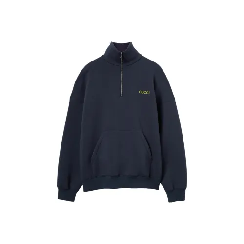 GUCCI SS25 Толстовка Мужской Синий