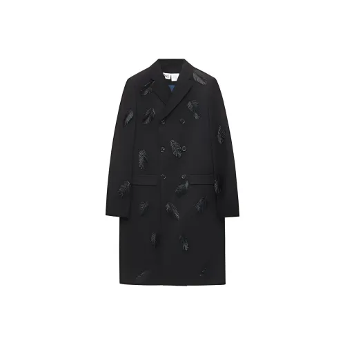 LOEWE SS23 LOEWE X The Moving Castle by Hayao Miyazaki Capsule Collection Пальто Мужской Черный